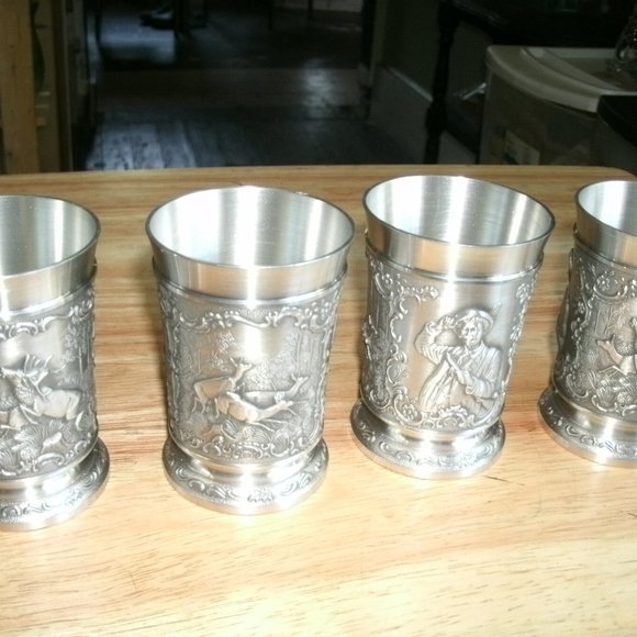 frieling Zimm Accents Vintage 95 Pewter Shot Glasses Poshmark